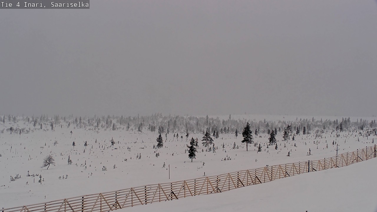 Kelikamerat Kuva Tie 4 Inari, Saariselkä, Kaunispää, Inari, Lappi