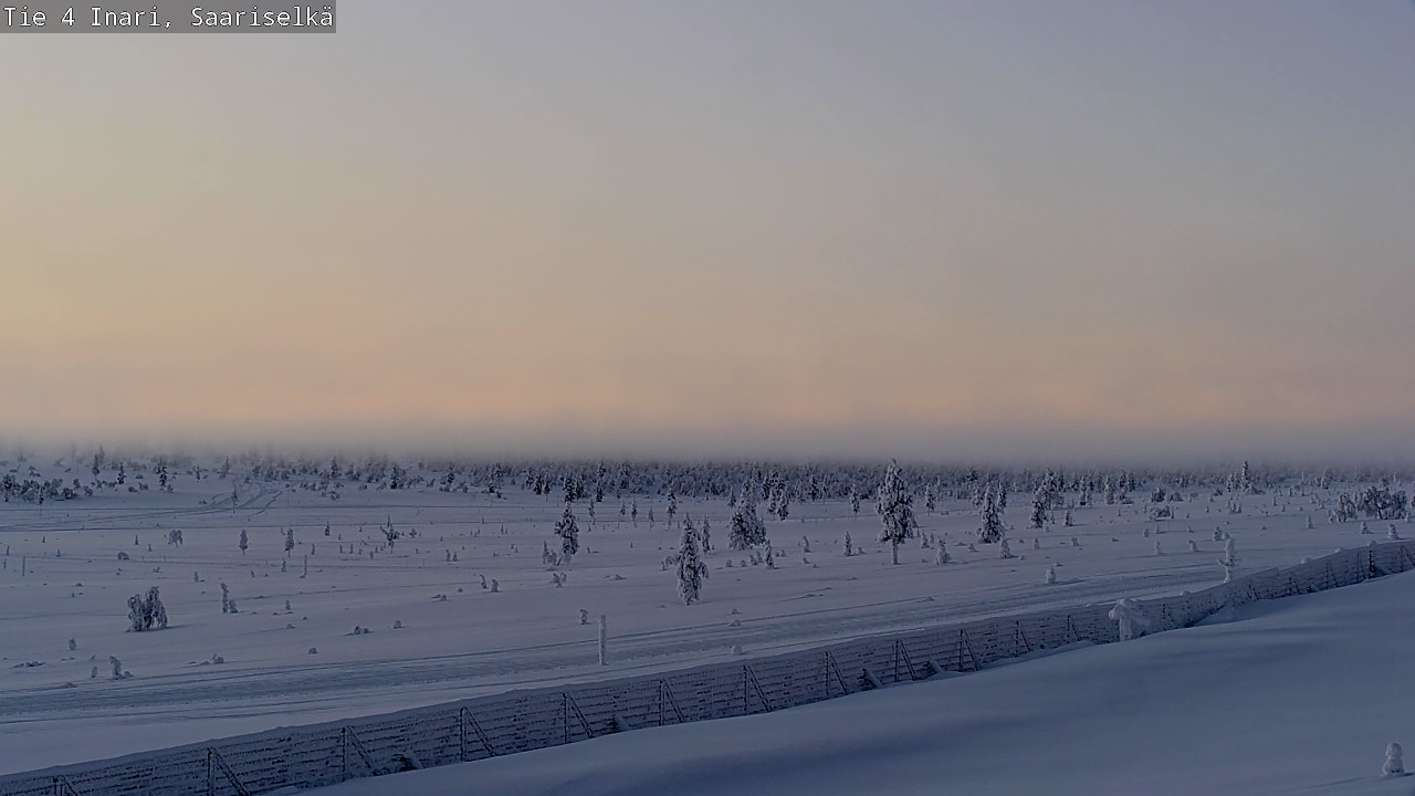 Kelikamerat Kuva Tie 4 Inari, Saariselkä, Kaunispää, Inari, Lappi