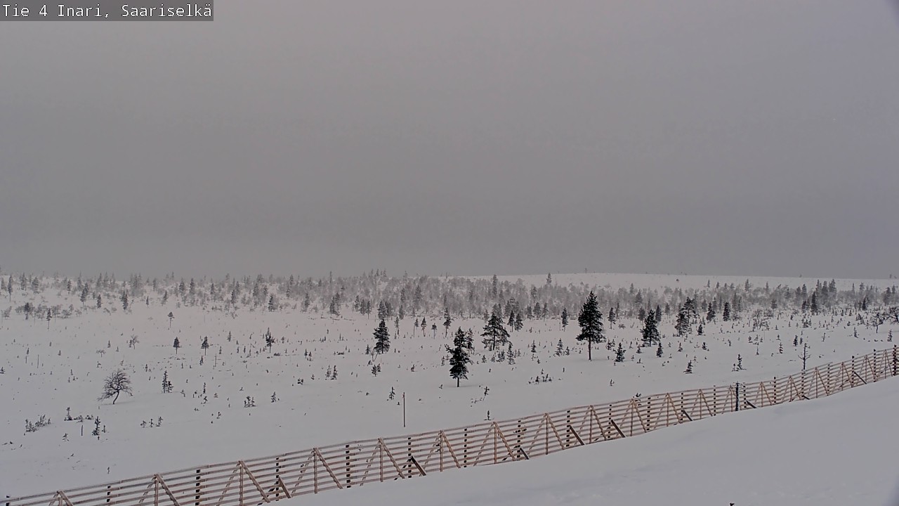 Kelikamerat Kuva Tie 4 Inari, Saariselkä, Kaunispää, Inari, Lappi