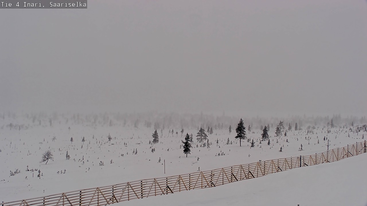Kelikamerat Kuva Tie 4 Inari, Saariselkä, Kaunispää, Inari, Lappi