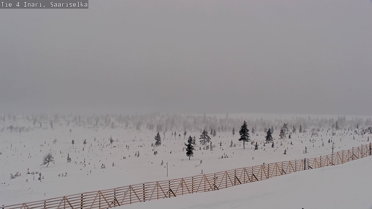 Kelikamerat Kuva Tie 4 Inari, Saariselkä, Kaunispää, Inari, Lappi