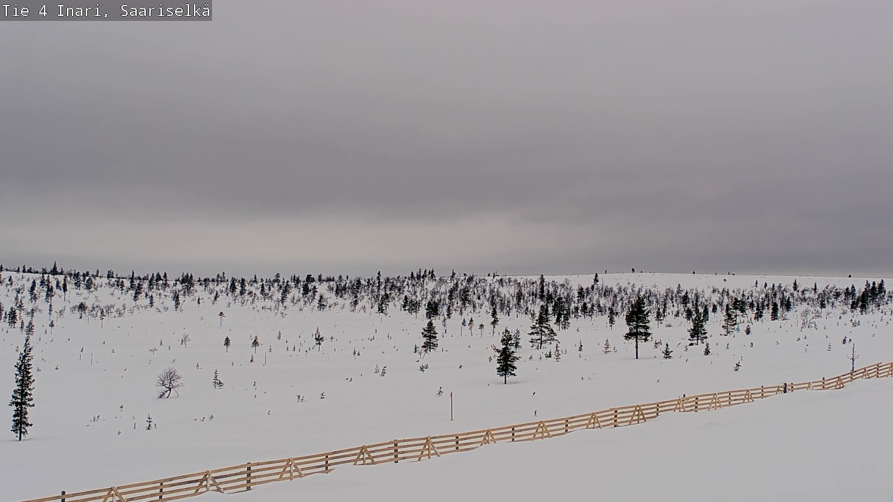 Kelikamerat Kuva Tie 4 Inari, Saariselkä, Kaunispää, Inari, Lappi