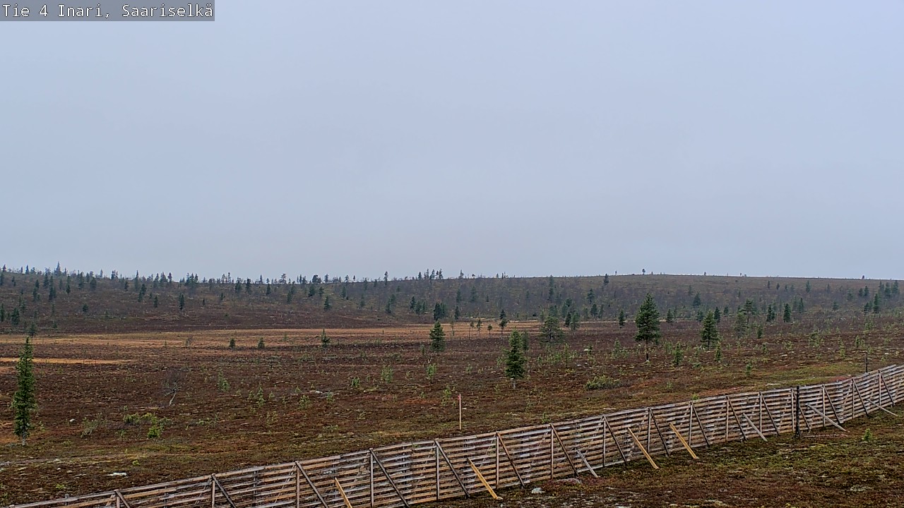 Weather Camera Image Väg 4 Enare, Saariselkä, Kaunispää, Inari, Lappi
