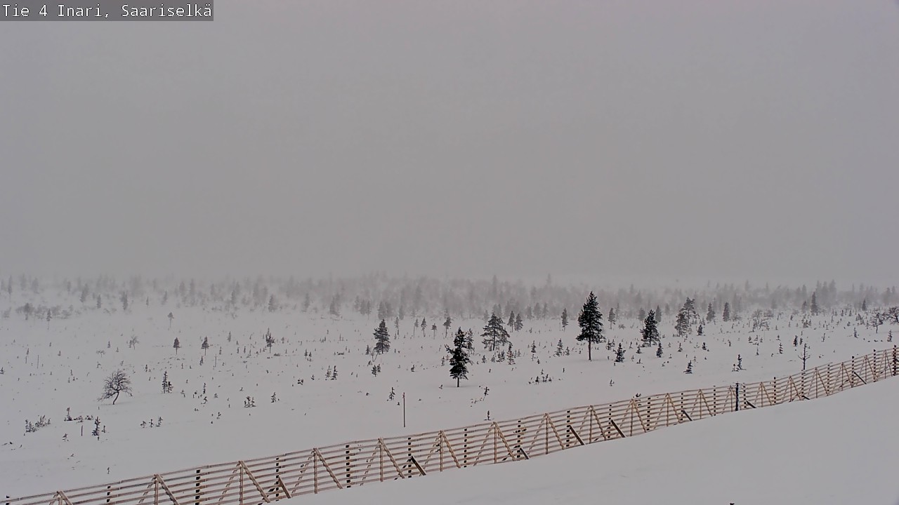 Kelikamerat Kuva Tie 4 Inari, Saariselkä, Kaunispää, Inari, Lappi