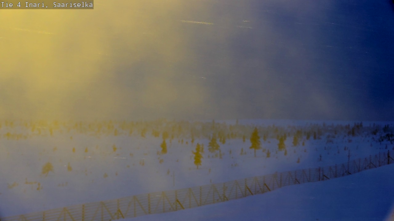 Kelikamerat Kuva Tie 4 Inari, Saariselkä, Kaunispää, Inari, Lappi