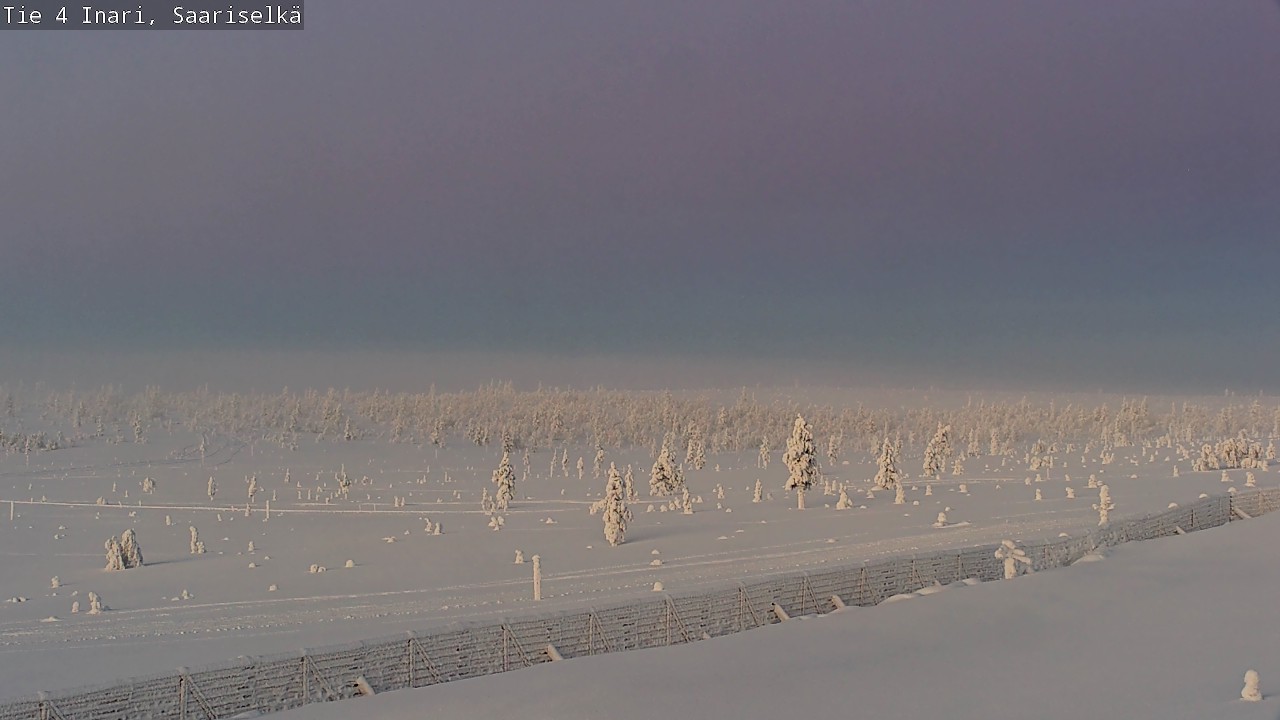 Kelikamerat Kuva Tie 4 Inari, Saariselkä, Kaunispää, Inari, Lappi