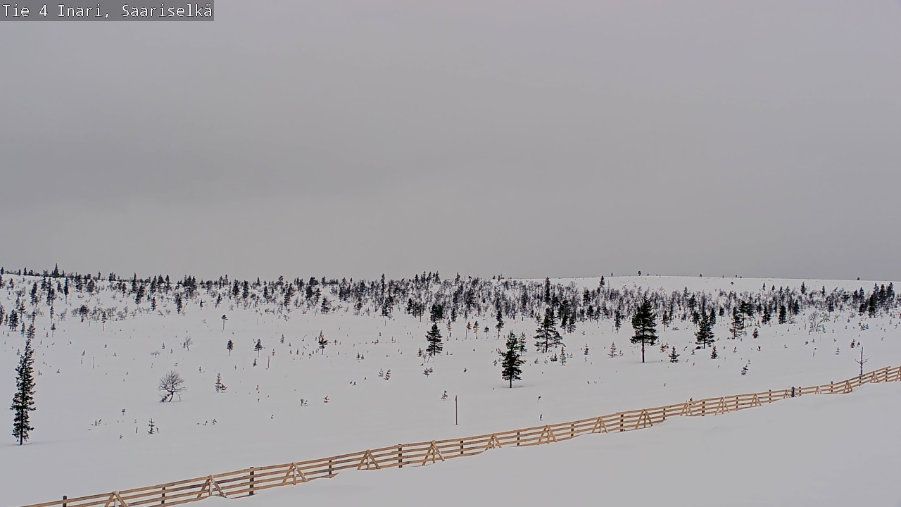 Kelikamerat Kuva Tie 4 Inari, Saariselkä, Kaunispää, Inari, Lappi