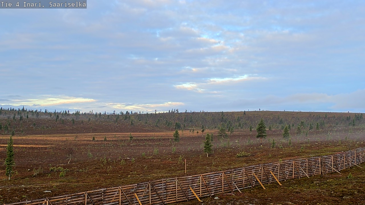 Weather Camera Image Väg 4 Enare, Saariselkä, Kaunispää, Inari, Lappi