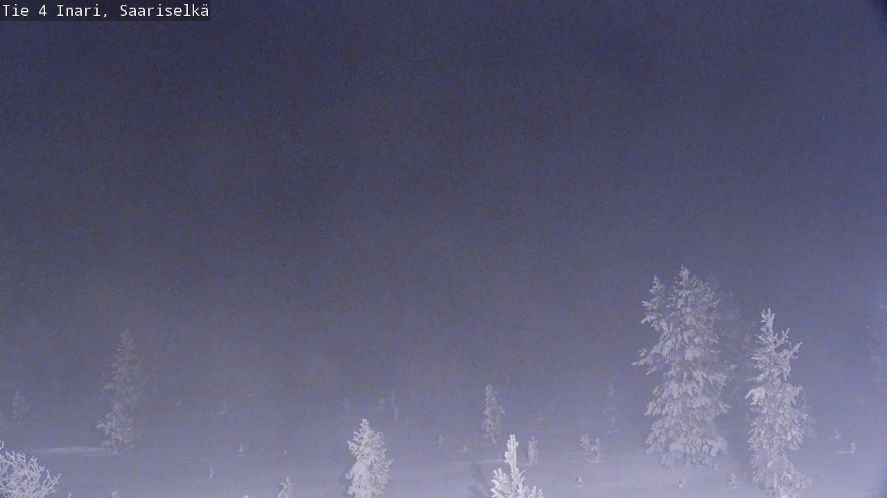 Weather Camera Image Road 4 Inari, Saariselkä, Kaunispää, Inari, Lappi