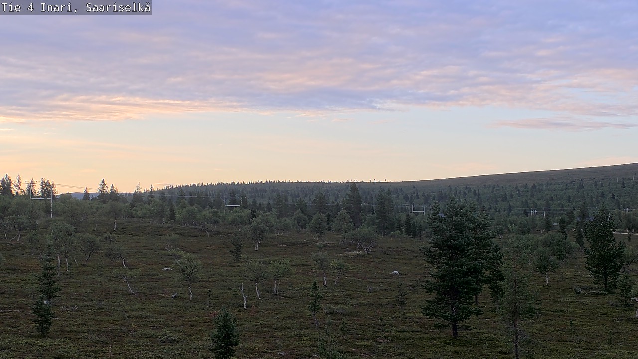 Kelikamerat Kuva Tie 4 Inari, Saariselkä, Kaunispää, Inari, Lappi