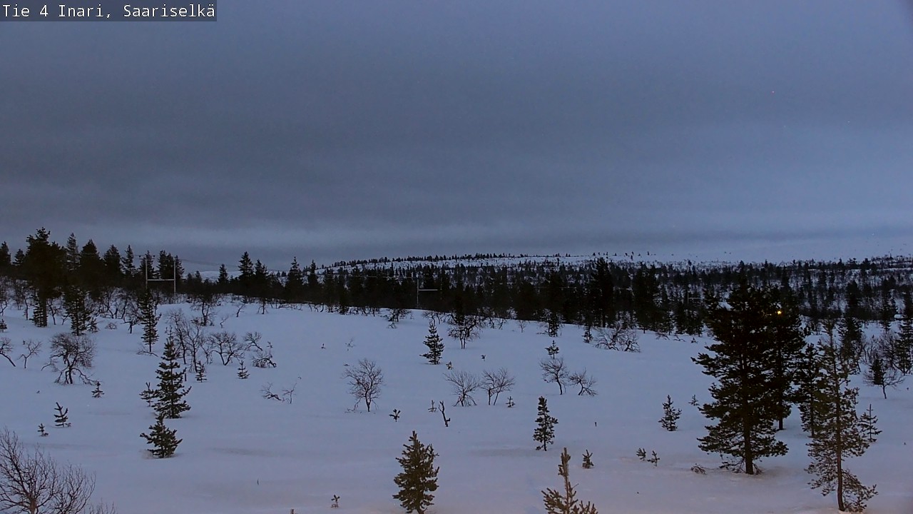 Kelikamerat Kuva Tie 4 Inari, Saariselkä, Kaunispää, Inari, Lappi