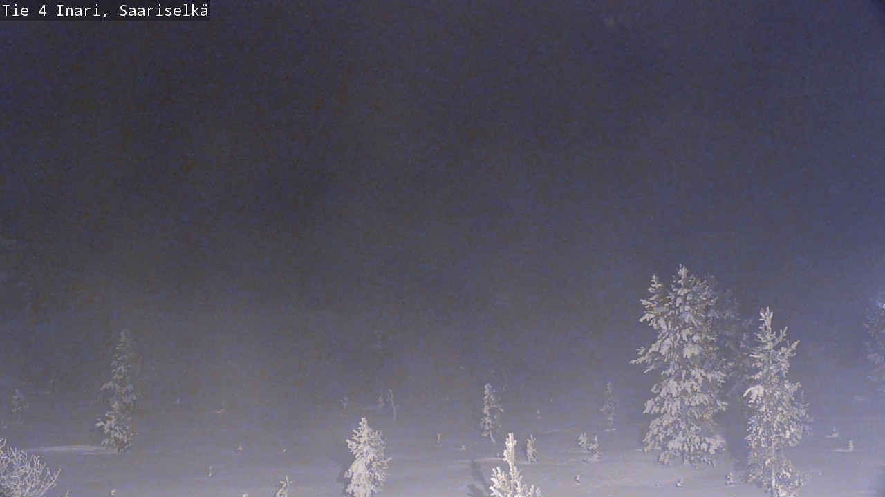 Weather Camera Image Road 4 Inari, Saariselkä, Kaunispää, Inari, Lappi