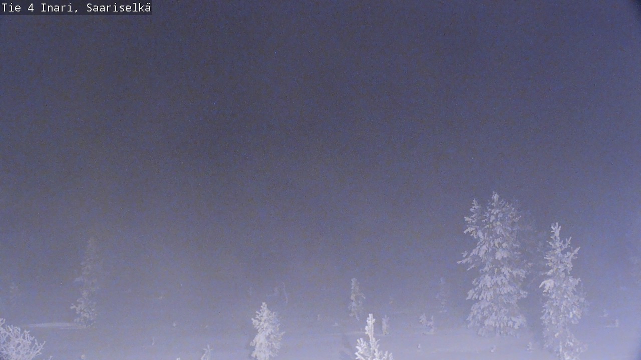 Weather Camera Image Road 4 Inari, Saariselkä, Kaunispää, Inari, Lappi
