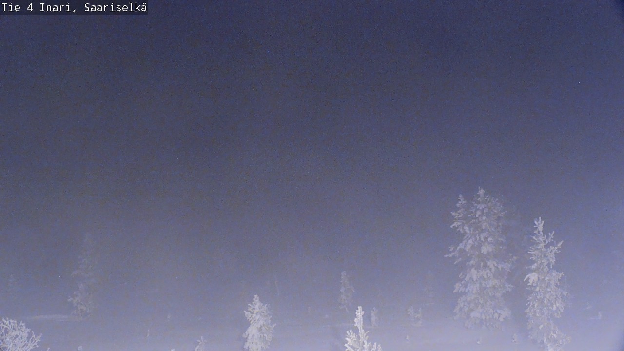 Weather Camera Image Road 4 Inari, Saariselkä, Kaunispää, Inari, Lappi