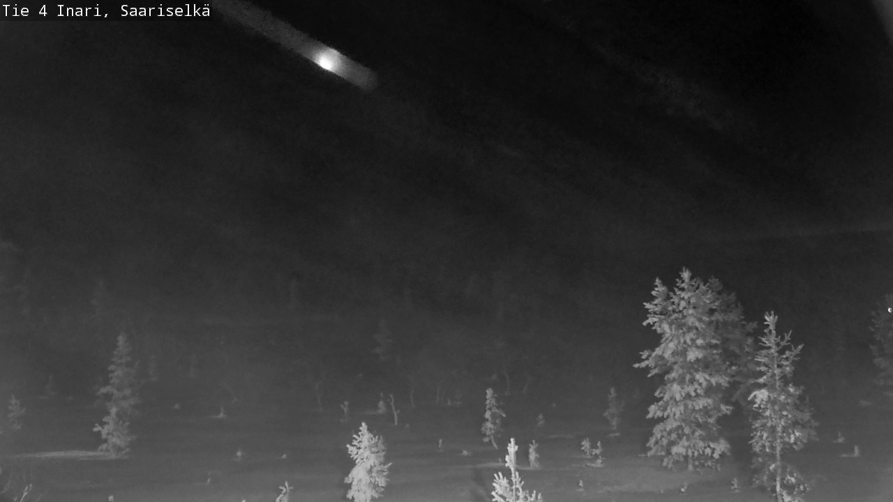 Weather Camera Image Road 4 Inari, Saariselkä, Kaunispää, Inari, Lappi