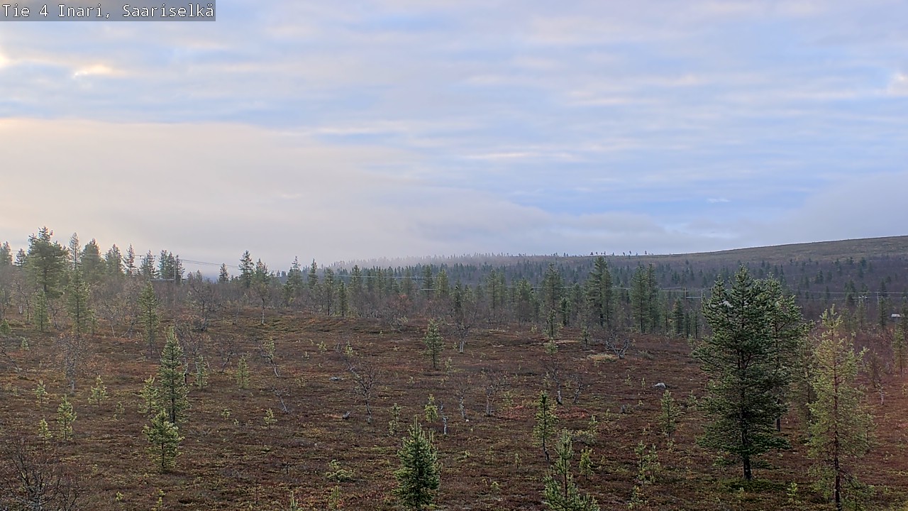 Weather Camera Image Road 4 Inari, Saariselkä, Kaunispää, Inari, Lappi