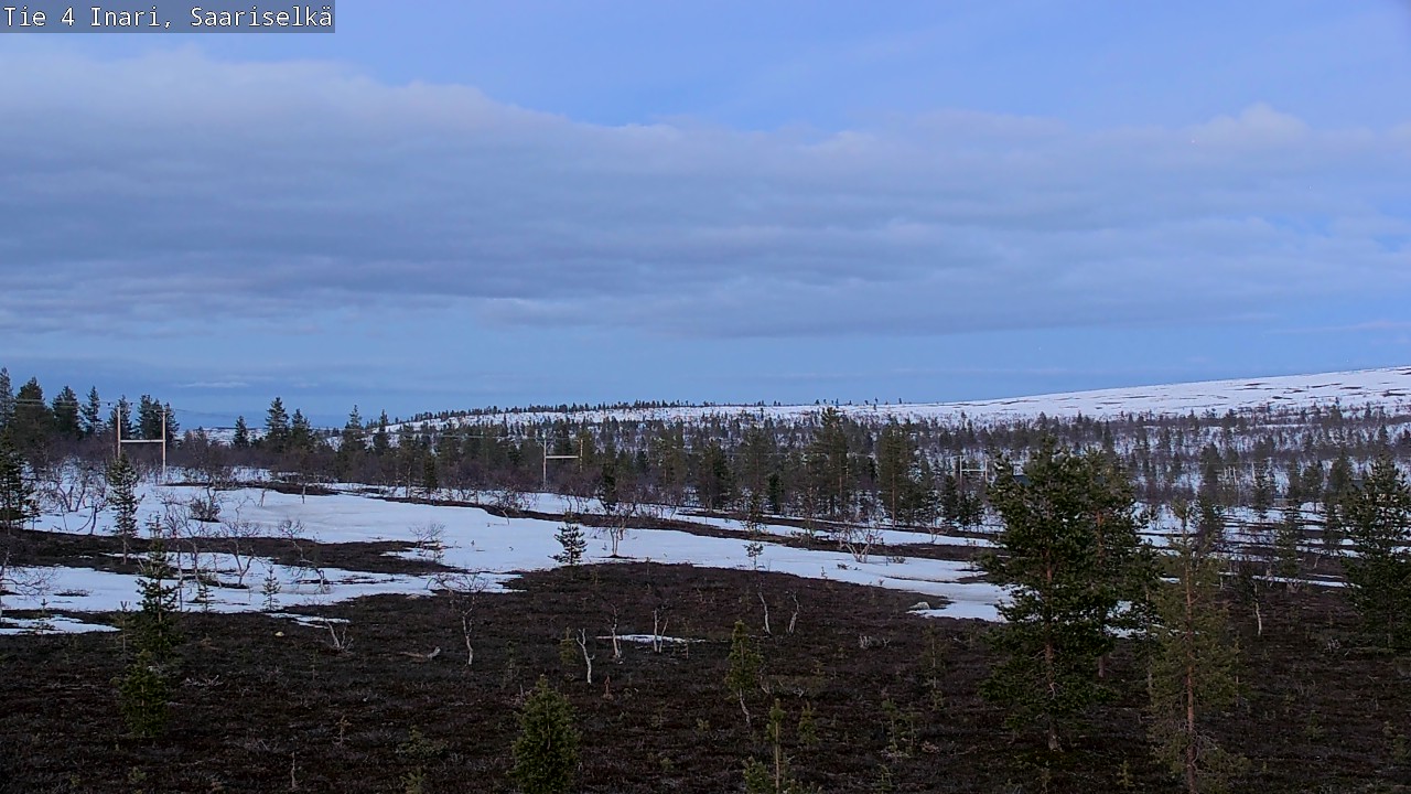 Weather Camera Image Road 4 Inari, Saariselkä, Kaunispää, Inari, Lappi