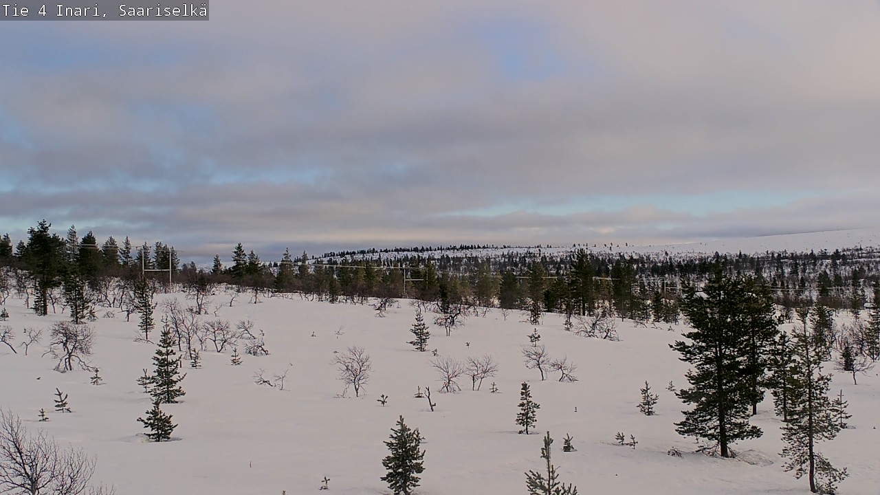 Kelikamerat Kuva Tie 4 Inari, Saariselkä, Kaunispää, Inari, Lappi