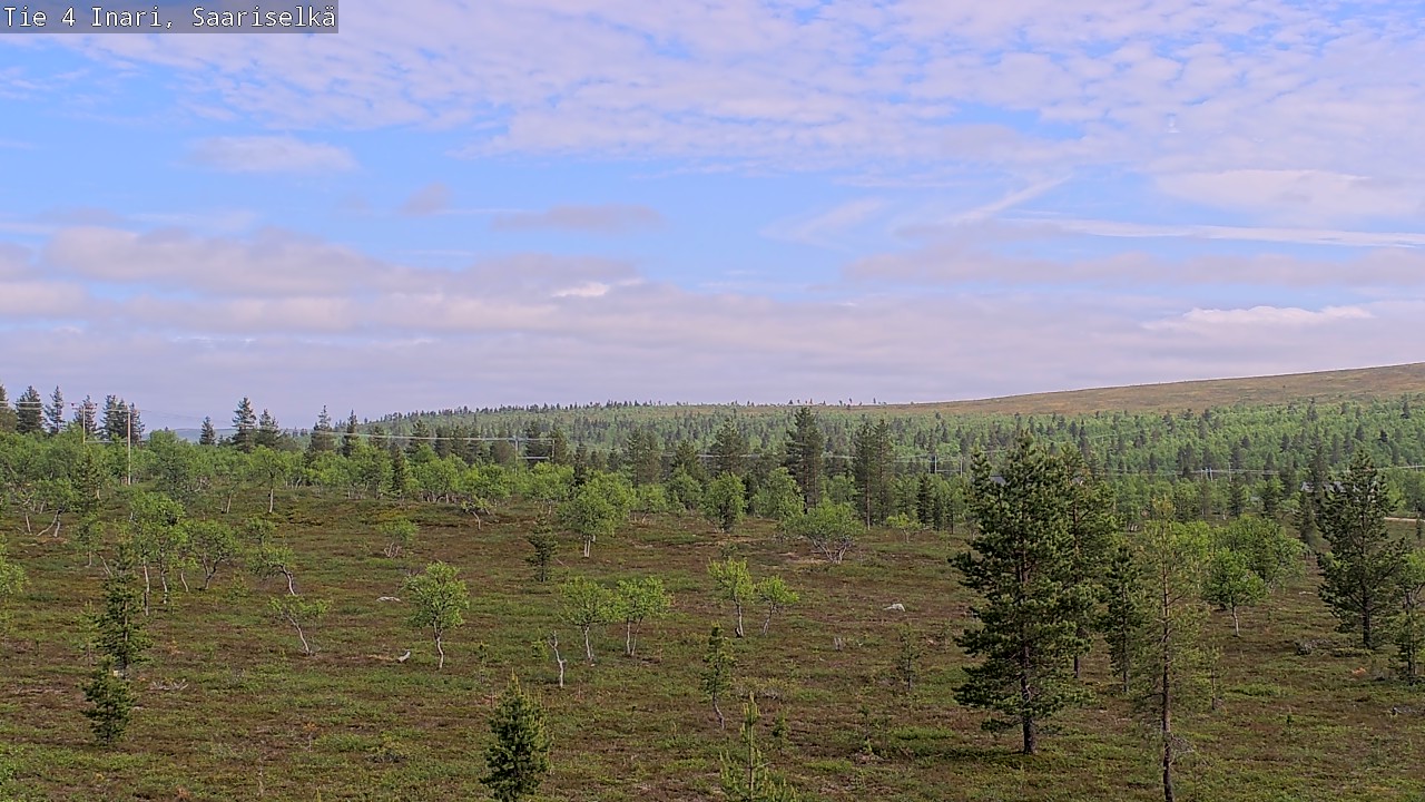 Kelikamerat Kuva Tie 4 Inari, Saariselkä, Kaunispää, Inari, Lappi
