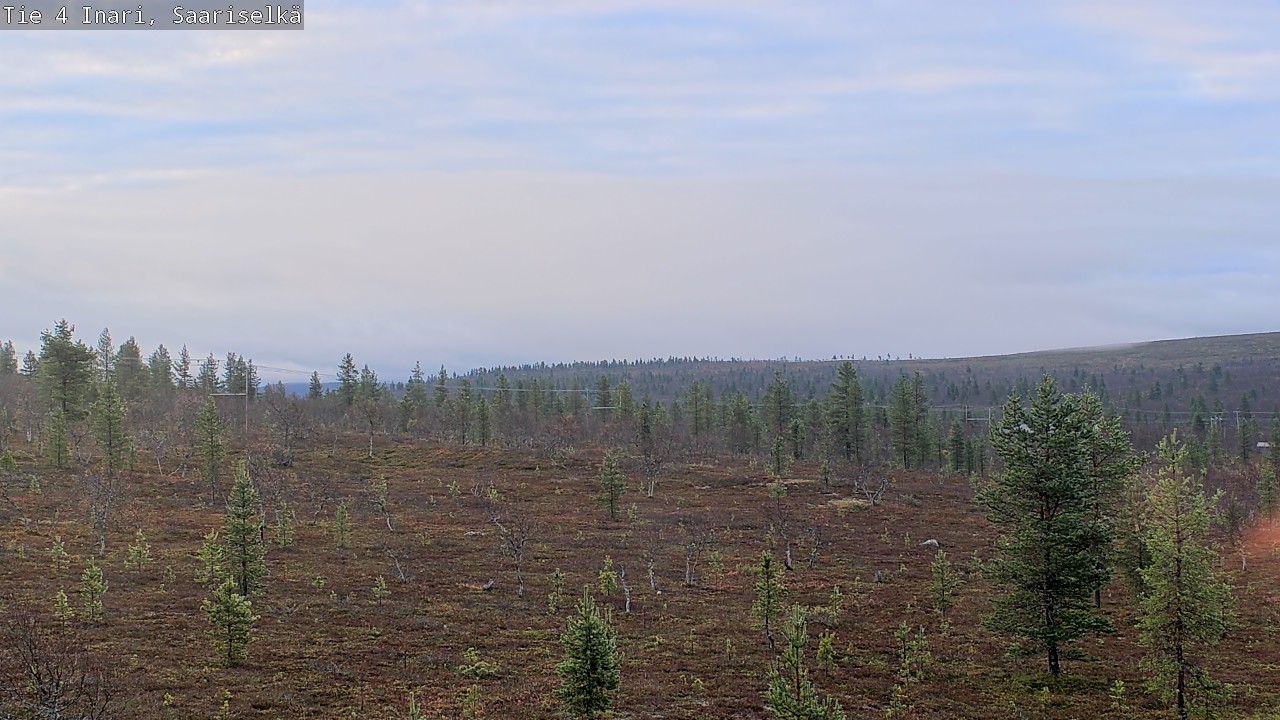 Weather Camera Image Road 4 Inari, Saariselkä, Kaunispää, Inari, Lappi