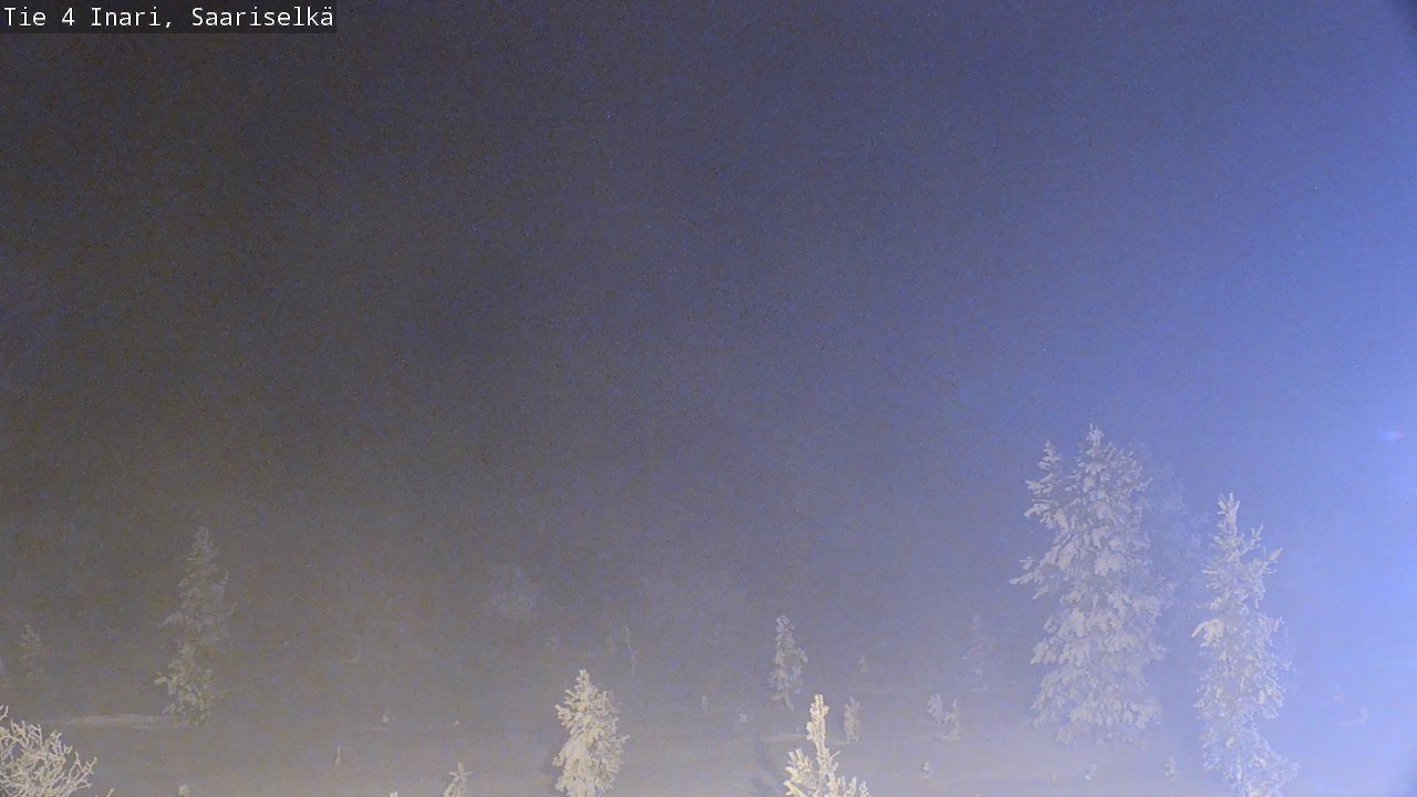 Weather Camera Image Road 4 Inari, Saariselkä, Kaunispää, Inari, Lappi