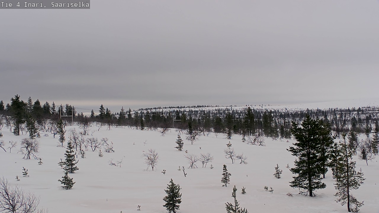 Kelikamerat Kuva Tie 4 Inari, Saariselkä, Kaunispää, Inari, Lappi