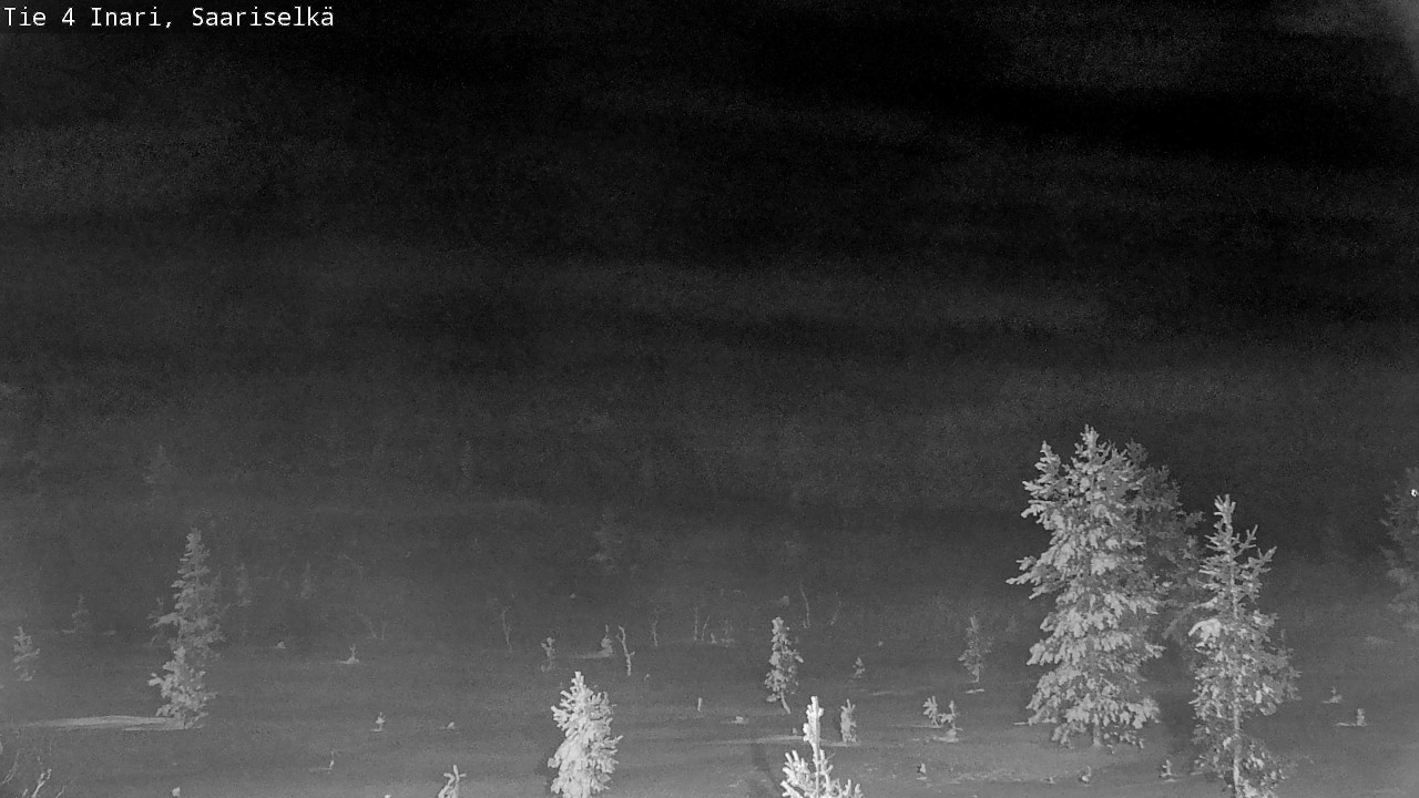 Weather Camera Image Road 4 Inari, Saariselkä, Kaunispää, Inari, Lappi