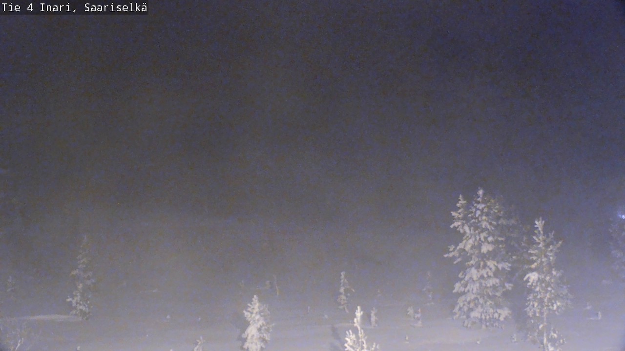 Weather Camera Image Road 4 Inari, Saariselkä, Kaunispää, Inari, Lappi