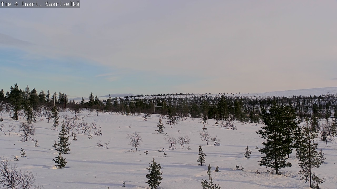 Kelikamerat Kuva Tie 4 Inari, Saariselkä, Kaunispää, Inari, Lappi
