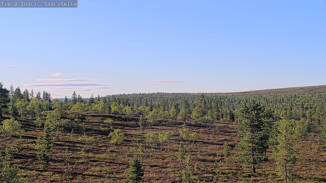 Weather Camera Image Road 4 Inari, Saariselkä, Kaunispää, Inari, Lappi