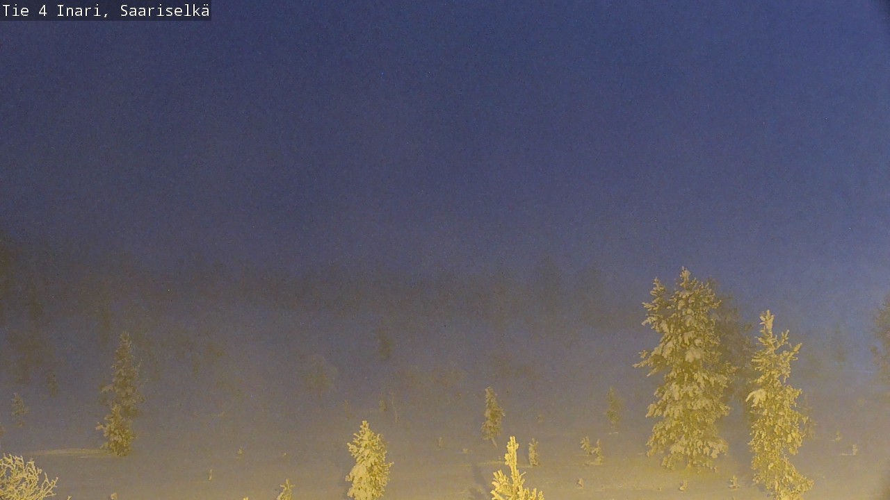 Weather Camera Image Road 4 Inari, Saariselkä, Kaunispää, Inari, Lappi
