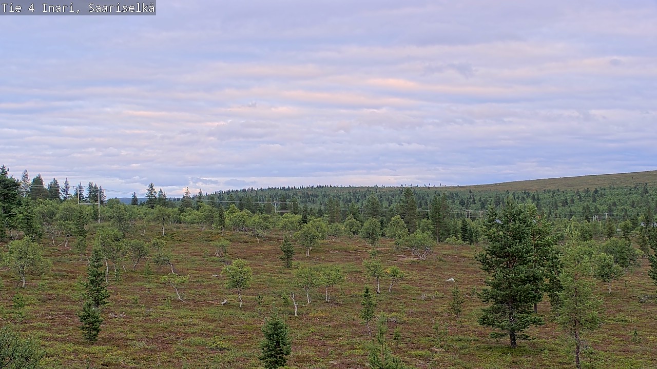 Kelikamerat Kuva Tie 4 Inari, Saariselkä, Kaunispää, Inari, Lappi