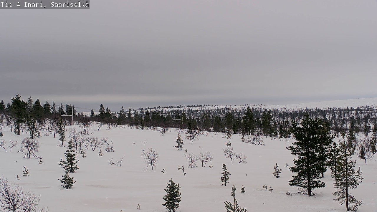 Kelikamerat Kuva Tie 4 Inari, Saariselkä, Kaunispää, Inari, Lappi