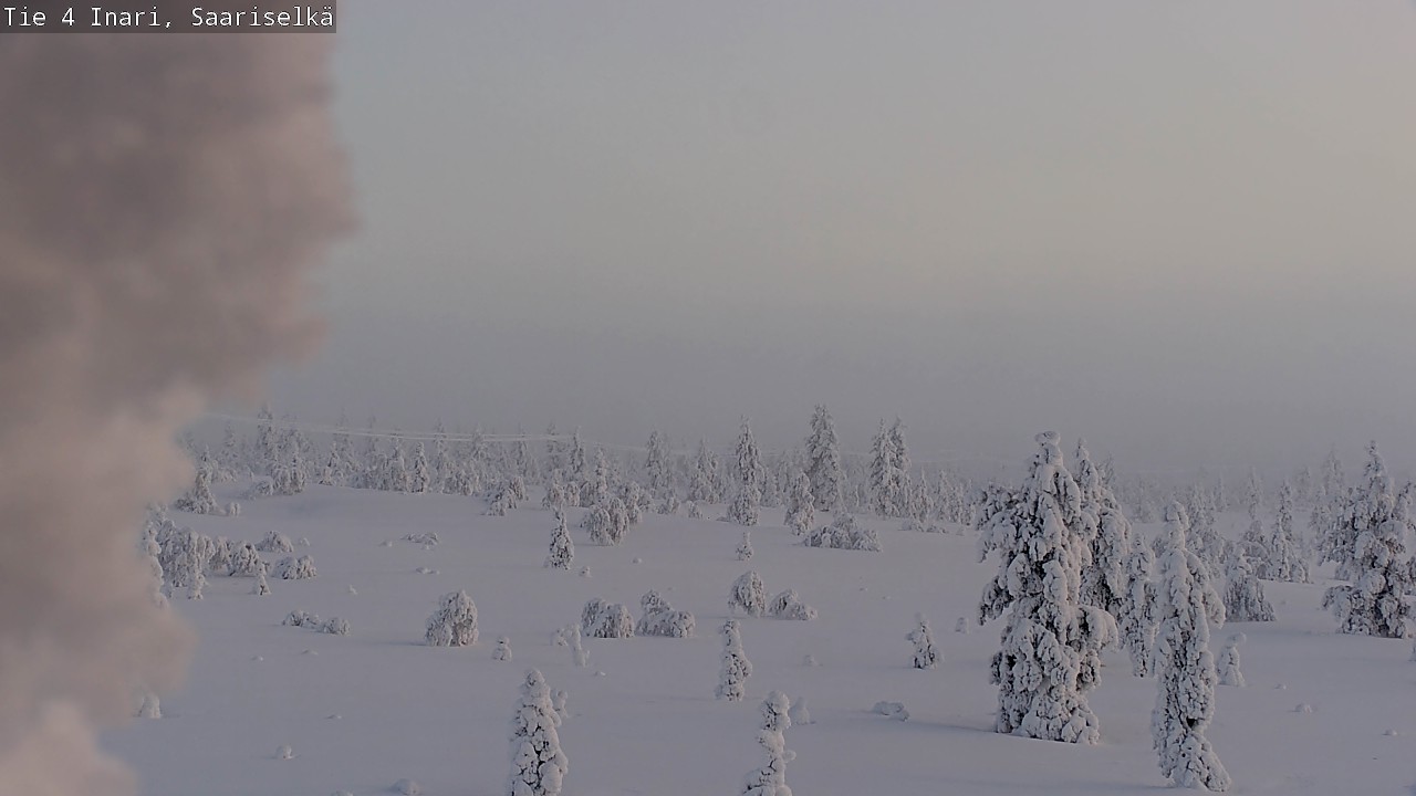 Kelikamerat Kuva Tie 4 Inari, Saariselkä, Kaunispää, Inari, Lappi