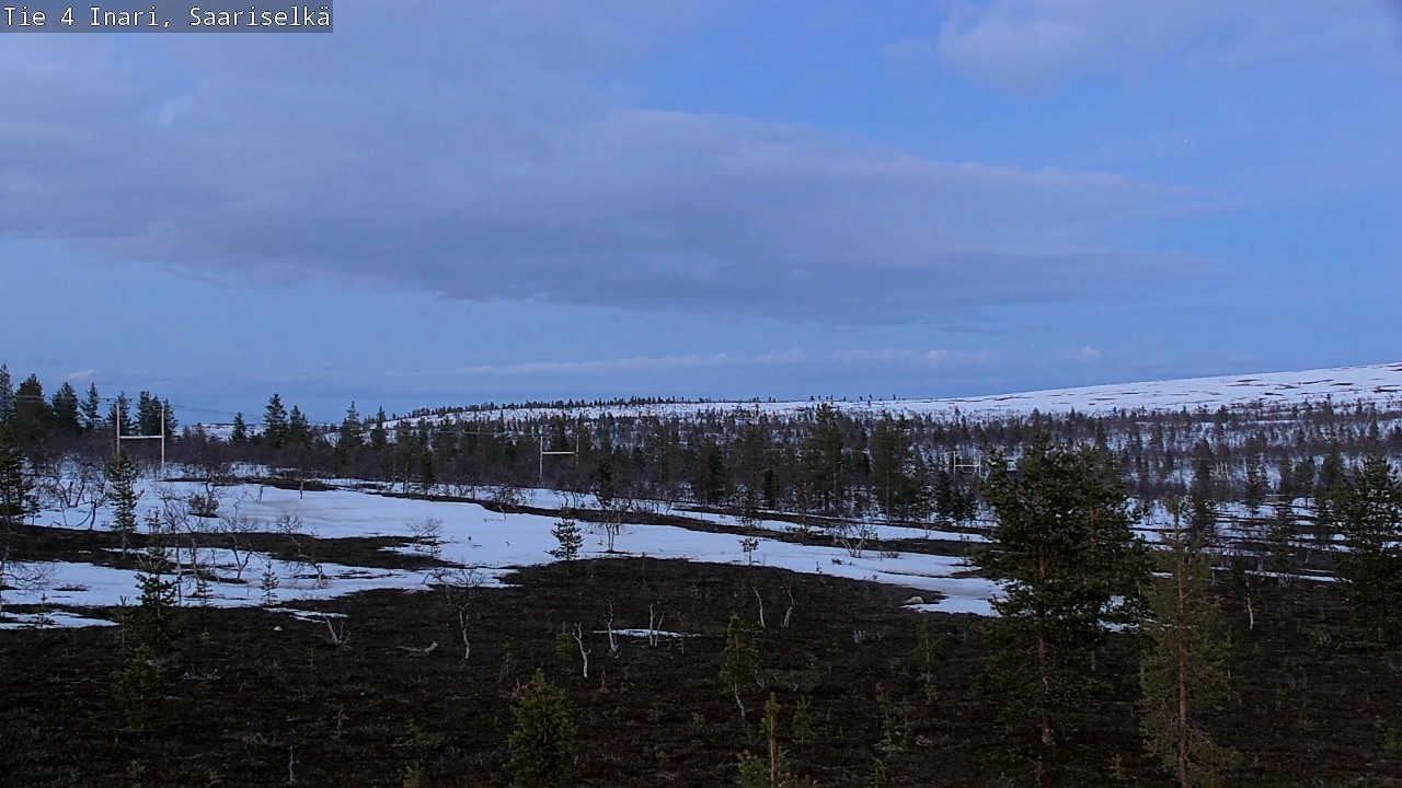 Weather Camera Image Road 4 Inari, Saariselkä, Kaunispää, Inari, Lappi