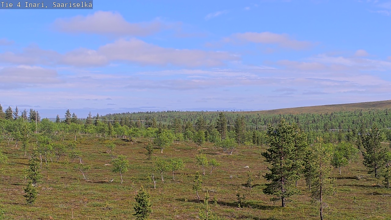 Kelikamerat Kuva Tie 4 Inari, Saariselkä, Kaunispää, Inari, Lappi
