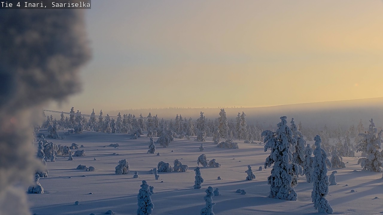 Kelikamerat Kuva Tie 4 Inari, Saariselkä, Kaunispää, Inari, Lappi