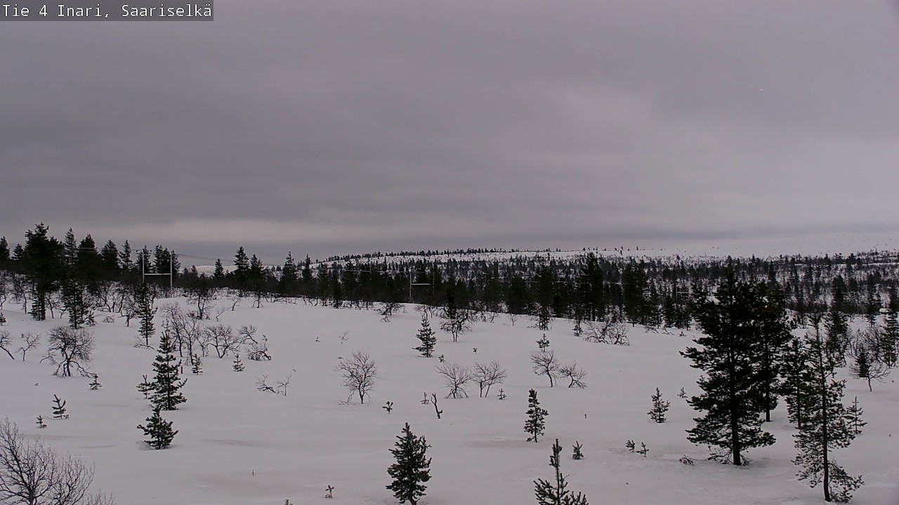 Kelikamerat Kuva Tie 4 Inari, Saariselkä, Kaunispää, Inari, Lappi