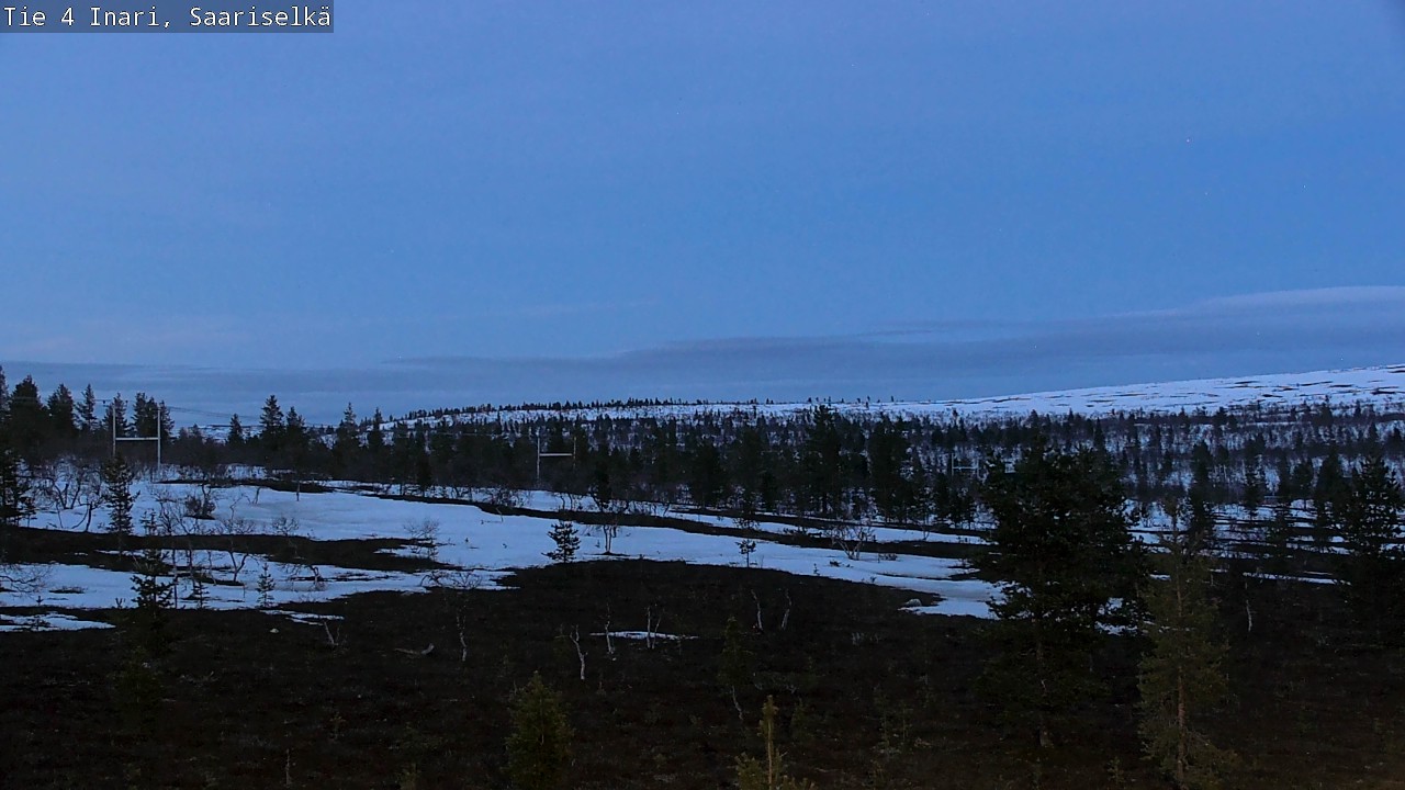 Kelikamerat Kuva Tie 4 Inari, Saariselkä, Kaunispää, Inari, Lappi