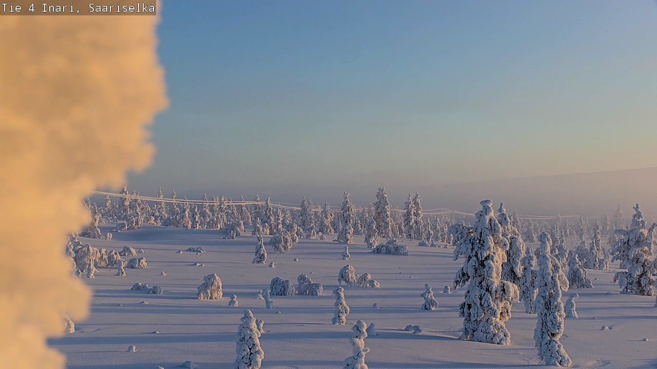 Kelikamerat Kuva Tie 4 Inari, Saariselkä, Kaunispää, Inari, Lappi