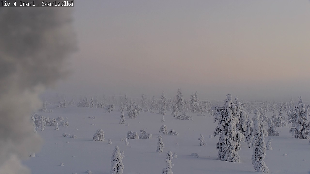 Kelikamerat Kuva Tie 4 Inari, Saariselkä, Kaunispää, Inari, Lappi