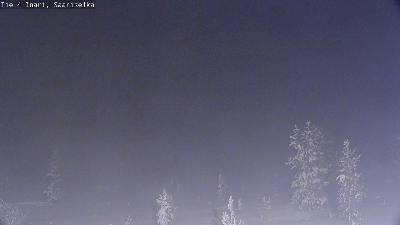 Weather Camera Image Road 4 Inari, Saariselkä, Kaunispää, Inari, Lappi