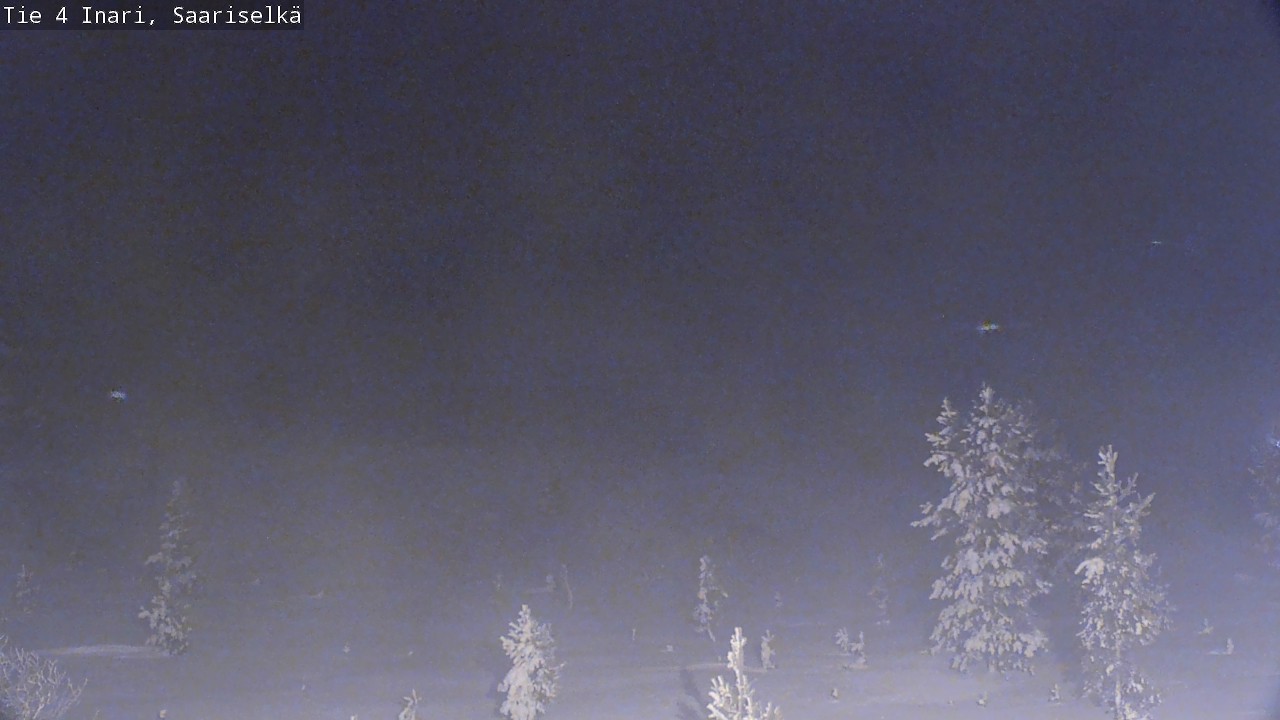 Weather Camera Image Road 4 Inari, Saariselkä, Kaunispää, Inari, Lappi