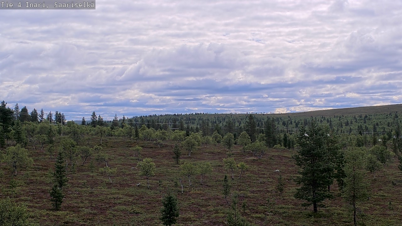 Weather Camera Image Road 4 Inari, Saariselkä, Kaunispää, Inari, Lappi
