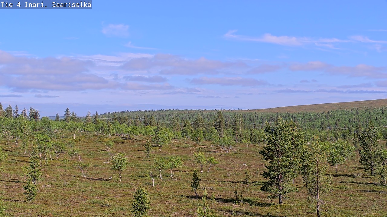 Kelikamerat Kuva Tie 4 Inari, Saariselkä, Kaunispää, Inari, Lappi