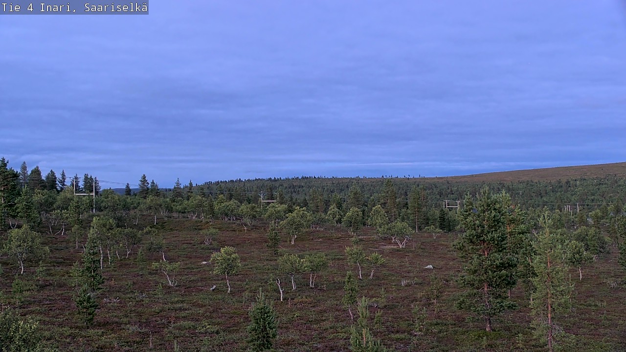 Kelikamerat Kuva Tie 4 Inari, Saariselkä, Kaunispää, Inari, Lappi
