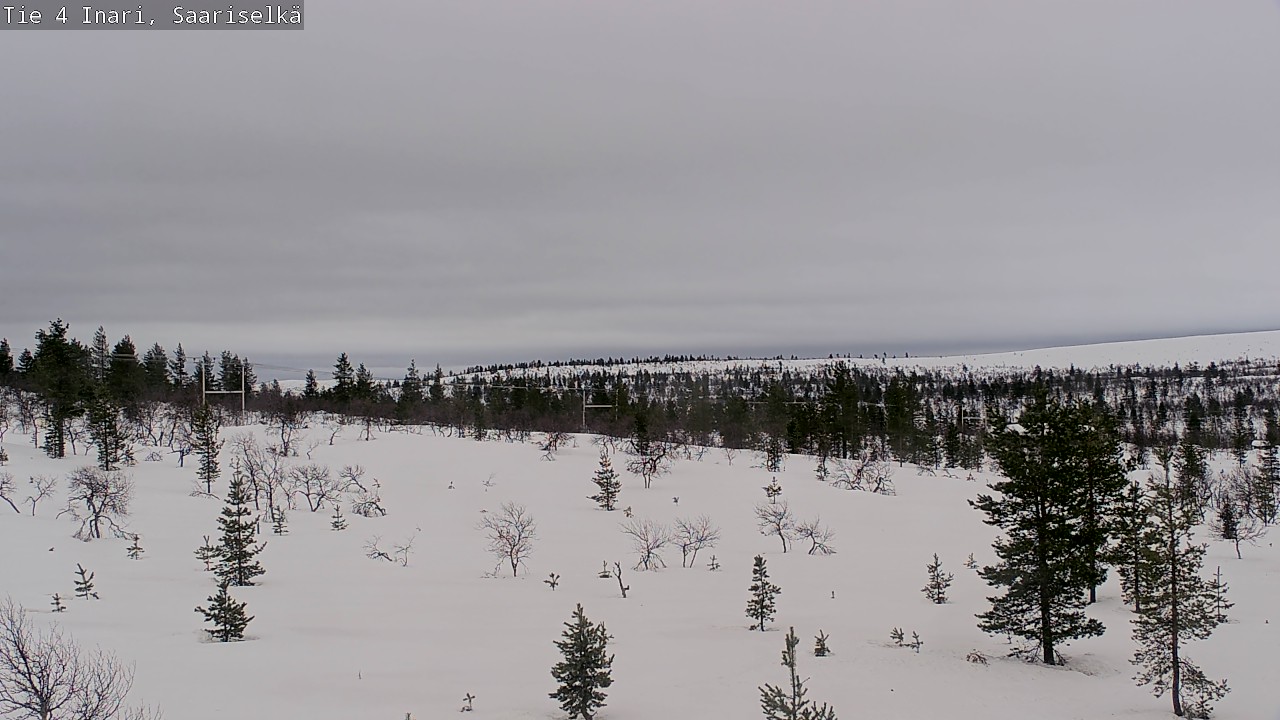 Kelikamerat Kuva Tie 4 Inari, Saariselkä, Kaunispää, Inari, Lappi