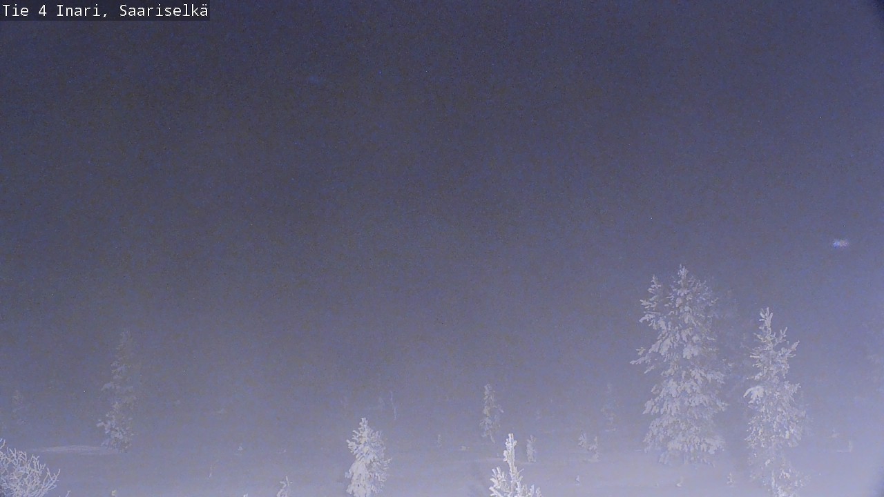 Weather Camera Image Road 4 Inari, Saariselkä, Kaunispää, Inari, Lappi