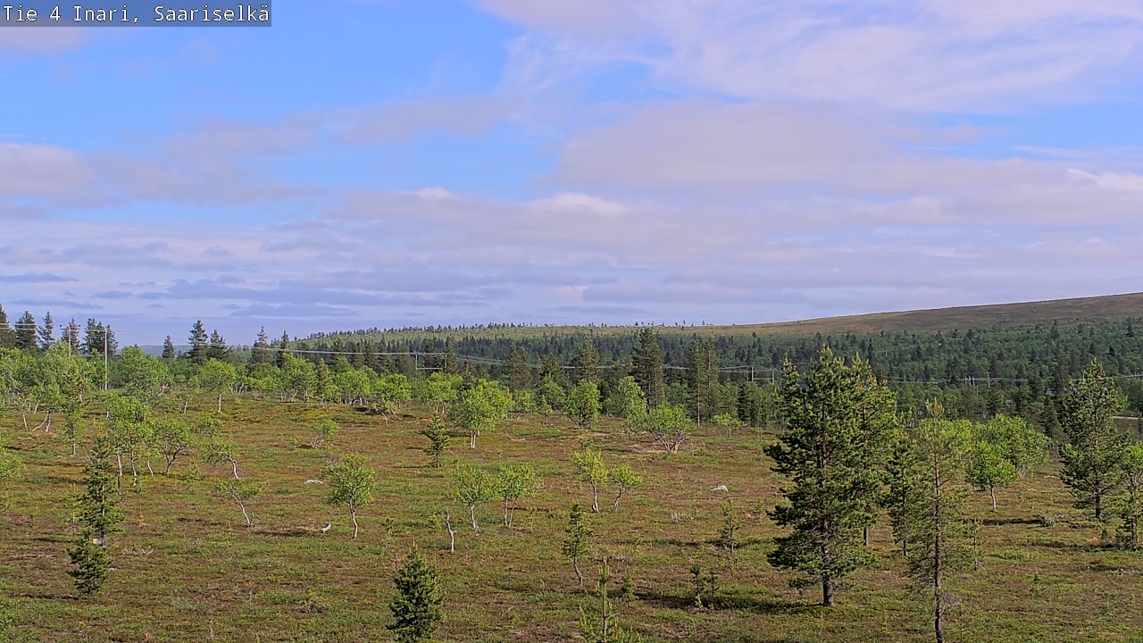 Kelikamerat Kuva Tie 4 Inari, Saariselkä, Kaunispää, Inari, Lappi