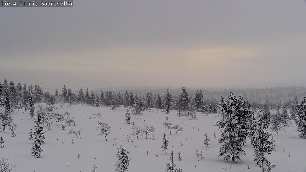 Kelikamerat Kuva Tie 4 Inari, Saariselkä, Kaunispää, Inari, Lappi